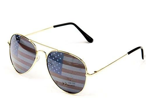Online American Store Goson American Flag Mirror Aviator Novelty Decorative Sunglasses 18 Online American Store Goson American Flag Mirror Aviator Novelty Decorative Sunglasses