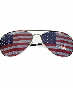 Online American Store Goson American Flag Mirror Aviator Novelty Decorative Sunglasses 54 Online American Store Goson American Flag Mirror Aviator Novelty Decorative Sunglasses