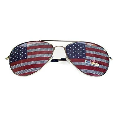 Online American Store Goson American Flag Mirror Aviator Novelty Decorative Sunglasses 28 Online American Store Goson American Flag Mirror Aviator Novelty Decorative Sunglasses