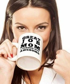 The American Store Casual Glasses Great Job Mom I Turned Out Awesome Mug - Funny Coffee Gift Mugs For Mother’s Day, Birthday Or Christmas From Son Or Daughter, Kids, Husband - 11 Oz White Ceramic Cup For Tea - Silly Gag Present 31 The American Store Casual Glasses Great Job Mom I Turned Out Awesome Mug - Funny Coffee Gift Mugs For Mother’s Day, Birthday Or Christmas From Son Or Daughter, Kids, Husband - 11 Oz White Ceramic Cup For Tea - Silly Gag Present