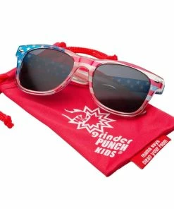 Clothing Accessories GrinderPUNCH Kids American USA Flag Sunglasses For Boys And Girls Ages 3-10