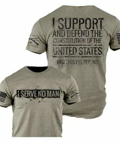 Grunt Style Serve No Man Men's T-Shirt Mens Clothing