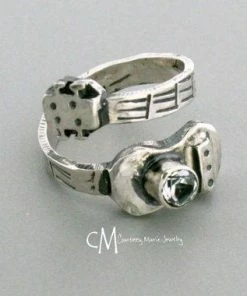 Courtneymariejewelry Guitar Ring - Birthstone Ring - Adjustable Ring - Music Lovers Ring - Music Jewelry - Silver Ring - Artisan Ring - Birthday Gift 5 Courtneymariejewelry Guitar Ring - Birthstone Ring - Adjustable Ring - Music Lovers Ring - Music Jewelry - Silver Ring - Artisan Ring - Birthday Gift