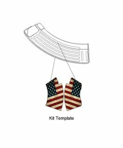 Online American Store GunSkins AK-47 Mag Skin Specialty Wrap - Singles (America)