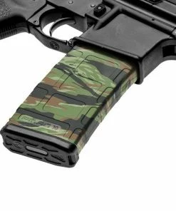 The American Store GunSkins AR-15 Mag Skin Camouflage Wrap - 3 Pack (Vietnam Tiger Stripe) Gun Skin Wraps