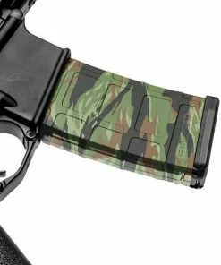 The American Store GunSkins AR-15 Mag Skin Camouflage Wrap - 3 Pack (Vietnam Tiger Stripe) Gun Skin Wraps