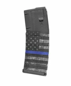 The American Store GunSkins AR-15 Mag Skin Specialty Wrap - 3 Pack (Thin Blue Line)