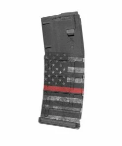 GunSkins AR-15 Mag Skin Specialty Wrap - 3 Pack (Thin Red Line) 15 GunSkins AR-15 Mag Skin Specialty Wrap - 3 Pack (Thin Red Line)