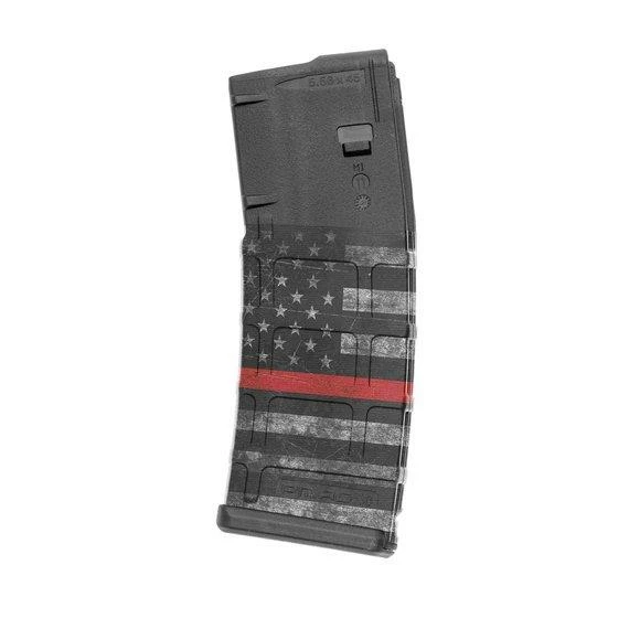 GunSkins AR-15 Mag Skin Specialty Wrap - 3 Pack (Thin Red Line) 7 GunSkins AR-15 Mag Skin Specialty Wrap - 3 Pack (Thin Red Line)