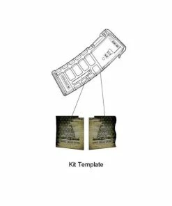 Gun Skin Wraps GunSkins AR-15 Mag Skin Specialty Wrap - Singles (Don't Tread On Me)