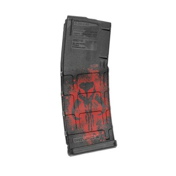 Gun Skin Wraps GunSkins AR-15 Mag Skin Specialty Wrap - Singles (Mercenary Skull) 6 Gun Skin Wraps GunSkins AR-15 Mag Skin Specialty Wrap - Singles (Mercenary Skull)