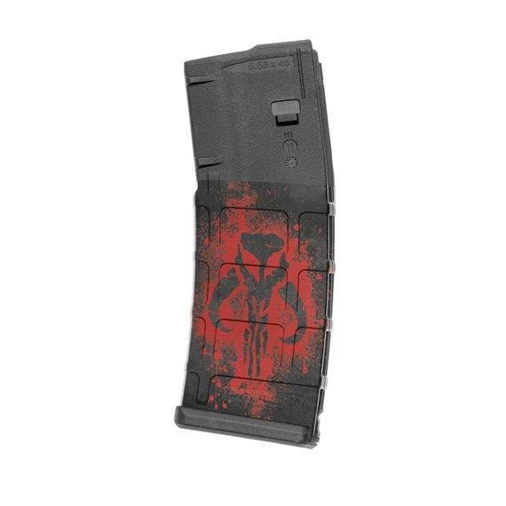 Gun Skin Wraps GunSkins AR-15 Mag Skin Specialty Wrap - Singles (Mercenary Skull) 7 Gun Skin Wraps GunSkins AR-15 Mag Skin Specialty Wrap - Singles (Mercenary Skull)