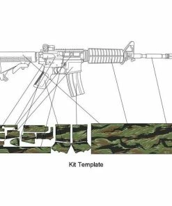 The American Store Gun Skin Wraps GunSkins AR-15 Rifle Skin Camouflage Gun Wrap (Vietnam Tiger Stripe)