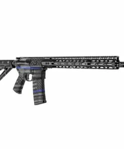 The American Store Gun Skin Wraps GunSkins AR-15 Rifle Skin Specialty Gun Wrap (Thin Blue Line)