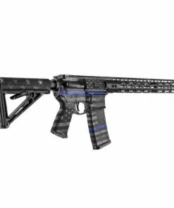 The American Store Gun Skin Wraps GunSkins AR-15 Rifle Skin Specialty Gun Wrap (Thin Blue Line)