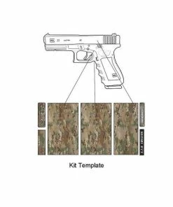 Gun Skin Wraps GunSkins Pistol Skin Camouflage Gun Wrap (Military OCP)