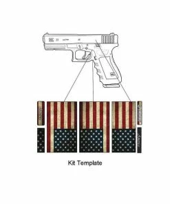 GunSkins Pistol Skin Specialty Gun Wrap (America) Gun Skin Wraps