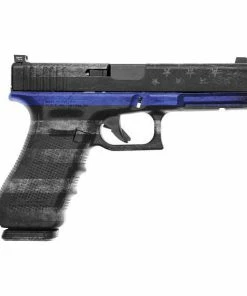 Gun Skin Wraps GunSkins Pistol Skin Specialty Gun Wrap (Thin Blue Line)