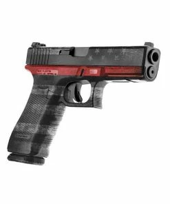 GunSkins Pistol Skin Specialty Gun Wrap (Thin Red Line) Gun Skin Wraps