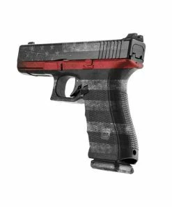 GunSkins Pistol Skin Specialty Gun Wrap (Thin Red Line) Gun Skin Wraps