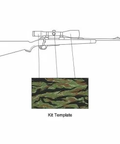 GunSkins Scope Skin Camouflage Optic Wrap (Vietnam Tiger Stripe)