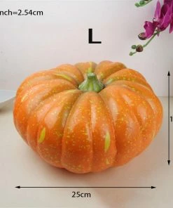 Spnvebh Creation Store Halloween Decoration Simulation Pumpkin Party Ornament Pumpkin Props Model 20cm 25cm Halloween Supplies CKI16 Halloween Decorations