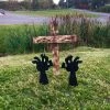 EverestNow Accessories Halloween Grave, Wooden Zombie, Zombie Yard Art, Buried Alive Zombie, Walking Dead,Halloween Outdoor Decorations, Halloween Yard Sign, Tomb