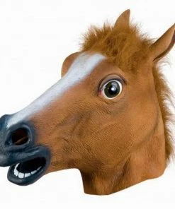 Onlineamericanstore Halloween Horse Head - Funky Latex Mask Halloween Costumes