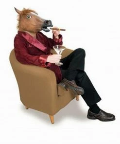Onlineamericanstore Halloween Horse Head - Funky Latex Mask Halloween Costumes