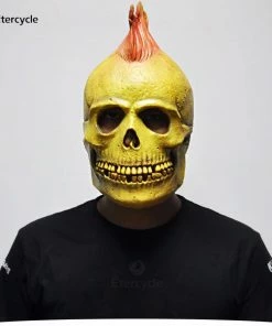 Etercycle Store Halloween Costumes Halloween Masks Scary Skull Ghost Masks Adult Full Head Party Mask Masquerade Cosplay Toy Gift