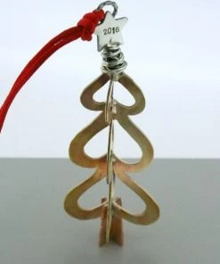 Courtneymariejewelry Accessories Handmade Christmas Tree Ornament - Christmas Ornament - 3D Christmas Tree - Family Ornament - Christmas Gift, House Warming