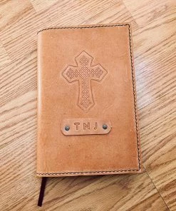 The American Store Handmade Leather Bible Cover, KJV Bible Included, Custom Bible Cover, Personalized Bible, Military Bible, Military Gift, Christian Gift