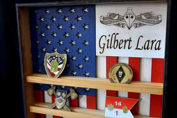 Online American Store Hanging Wood Military Coin Holder, Engraved Military Coin Holder, Coin Holder Shelf, Collectables Shelf, American Flag Display 5 Online American Store Hanging Wood Military Coin Holder, Engraved Military Coin Holder, Coin Holder Shelf, Collectables Shelf, American Flag Display