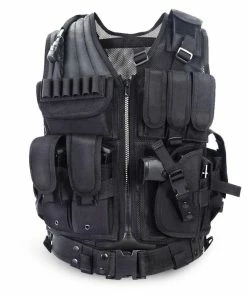 Helmet Hornbills Official Store Military Clothing & Accessories Helmet Hornbills Police Tactical Vest Outdoor Camouflage Military Sports Wear Hunting Vest Army Swat Molle Vest Black