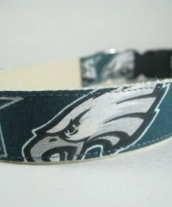Collarswithcolor Pets Hemp Dog Collar - Philadelphia Eagles