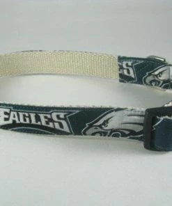 Collarswithcolor Pets Hemp Dog Collar - Philadelphia Eagles