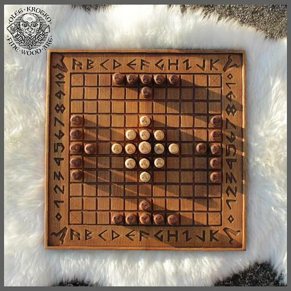 The American Store Hnefatafl Minnesota Viking Traditional Game Strategy Board Odin Home Decor Norse Wood Pagan Carving Heathen Asatru Celtic Norse Rune Thor American Vintage Collection 4 The American Store Hnefatafl Minnesota Viking Traditional Game Strategy Board Odin Home Decor Norse Wood Pagan Carving Heathen Asatru Celtic Norse Rune Thor American Vintage Collection