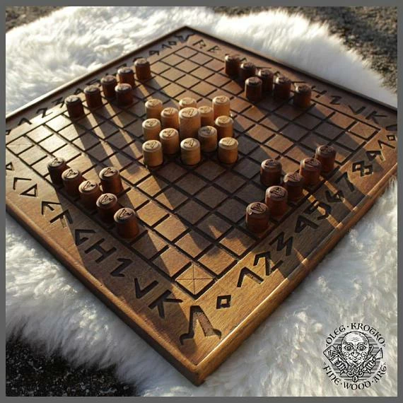 The American Store Hnefatafl Minnesota Viking Traditional Game Strategy Board Odin Home Decor Norse Wood Pagan Carving Heathen Asatru Celtic Norse Rune Thor American Vintage Collection 6 The American Store Hnefatafl Minnesota Viking Traditional Game Strategy Board Odin Home Decor Norse Wood Pagan Carving Heathen Asatru Celtic Norse Rune Thor American Vintage Collection