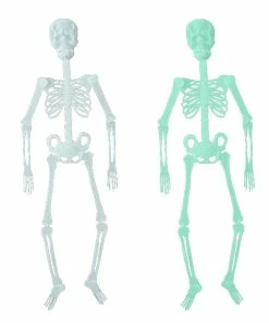 Loowood Store Hot Sale 1Pc Horror Luminous Movable Skull Skeleton Halloween Props Glow Halloween Eve Scary Halloween Decoration Halloween Decorations