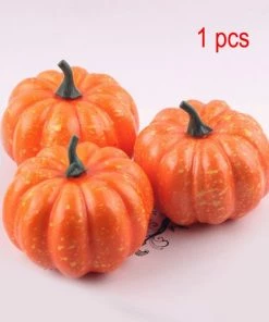 Umaru's Houseware Store Hot Sales Mini Foam Pumpkin Halloween Decoration Small Simulation DIY Crafts Halloween Party Decoration Dia 8cm