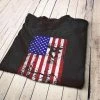 DeepSenses Hunting Shirt With American Flag - Bow Hunting T-Shirt - American Hunter Shirt - Hunting Gear For Men And Women - Gift For Hunters