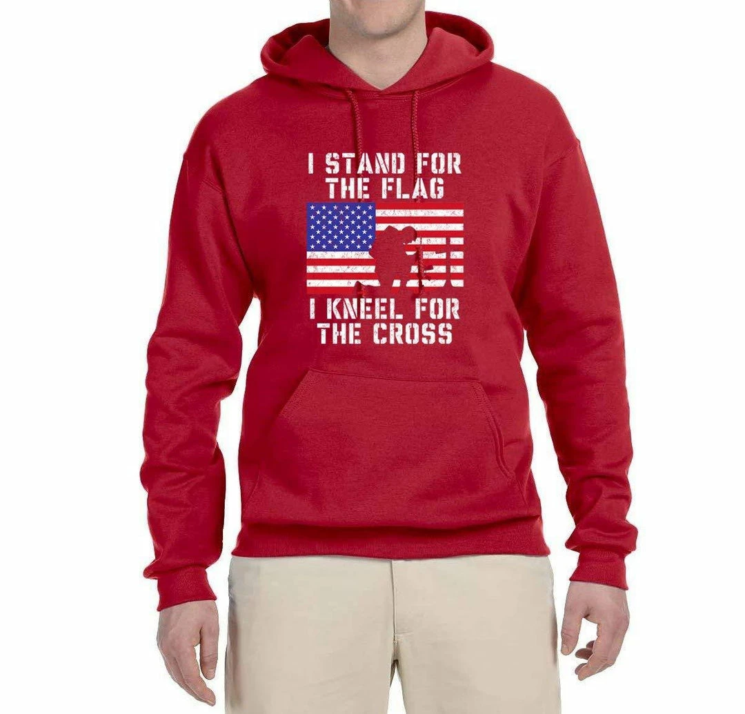 Wild Bobby I Stand For The Flag I Kneel For The Cross | Mens Americana / American Pride Hooded Sweatshirt Graphic Hoodie Clothing Accessories 7 Wild Bobby I Stand For The Flag I Kneel For The Cross | Mens Americana / American Pride Hooded Sweatshirt Graphic Hoodie Clothing Accessories