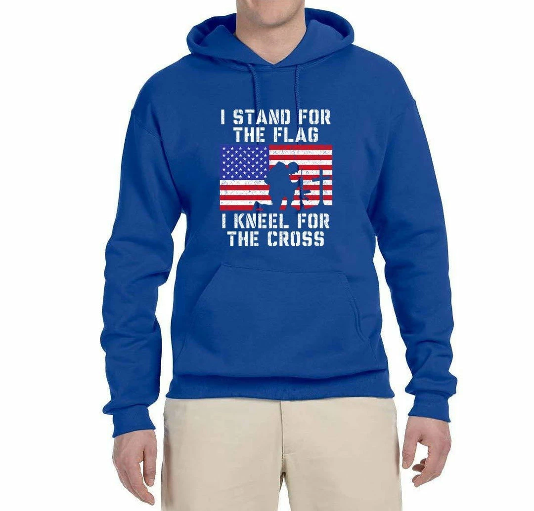 Wild Bobby I Stand For The Flag I Kneel For The Cross | Mens Americana / American Pride Hooded Sweatshirt Graphic Hoodie Clothing Accessories 8 Wild Bobby I Stand For The Flag I Kneel For The Cross | Mens Americana / American Pride Hooded Sweatshirt Graphic Hoodie Clothing Accessories
