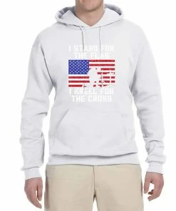 Wild Bobby I Stand For The Flag I Kneel For The Cross | Mens Americana / American Pride Hooded Sweatshirt Graphic Hoodie Clothing Accessories 46 Wild Bobby I Stand For The Flag I Kneel For The Cross | Mens Americana / American Pride Hooded Sweatshirt Graphic Hoodie Clothing Accessories