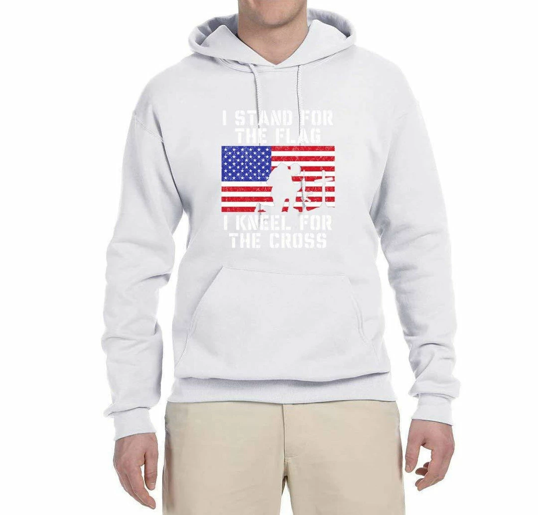 Wild Bobby I Stand For The Flag I Kneel For The Cross | Mens Americana / American Pride Hooded Sweatshirt Graphic Hoodie Clothing Accessories 10 Wild Bobby I Stand For The Flag I Kneel For The Cross | Mens Americana / American Pride Hooded Sweatshirt Graphic Hoodie Clothing Accessories