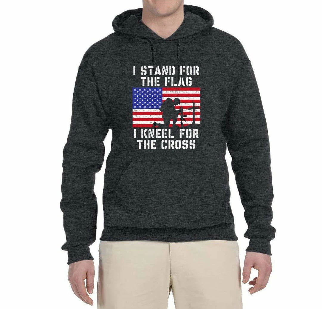 Wild Bobby I Stand For The Flag I Kneel For The Cross | Mens Americana / American Pride Hooded Sweatshirt Graphic Hoodie Clothing Accessories 16 Wild Bobby I Stand For The Flag I Kneel For The Cross | Mens Americana / American Pride Hooded Sweatshirt Graphic Hoodie Clothing Accessories