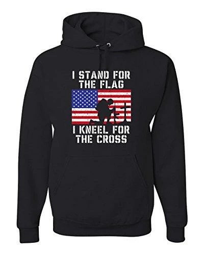 Wild Bobby I Stand For The Flag I Kneel For The Cross | Mens Americana / American Pride Hooded Sweatshirt Graphic Hoodie Clothing Accessories 22 Wild Bobby I Stand For The Flag I Kneel For The Cross | Mens Americana / American Pride Hooded Sweatshirt Graphic Hoodie Clothing Accessories
