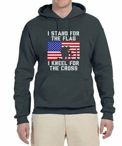 Wild Bobby I Stand For The Flag I Kneel For The Cross | Mens Americana / American Pride Hooded Sweatshirt Graphic Hoodie Clothing Accessories 60 Wild Bobby I Stand For The Flag I Kneel For The Cross | Mens Americana / American Pride Hooded Sweatshirt Graphic Hoodie Clothing Accessories
