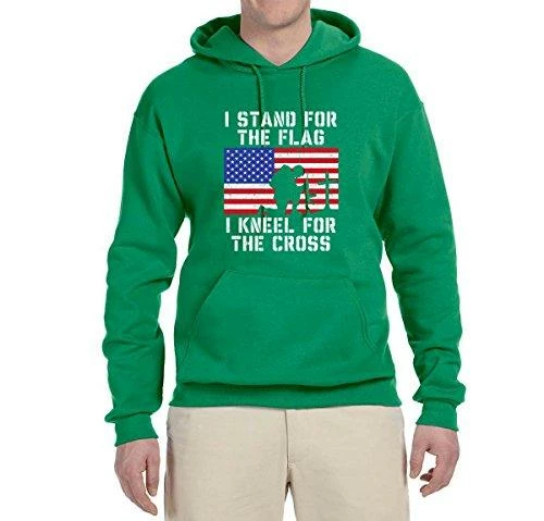 Wild Bobby I Stand For The Flag I Kneel For The Cross | Mens Americana / American Pride Hooded Sweatshirt Graphic Hoodie Clothing Accessories 28 Wild Bobby I Stand For The Flag I Kneel For The Cross | Mens Americana / American Pride Hooded Sweatshirt Graphic Hoodie Clothing Accessories