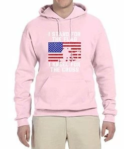 Wild Bobby I Stand For The Flag I Kneel For The Cross | Mens Americana / American Pride Hooded Sweatshirt Graphic Hoodie Clothing Accessories 65 Wild Bobby I Stand For The Flag I Kneel For The Cross | Mens Americana / American Pride Hooded Sweatshirt Graphic Hoodie Clothing Accessories